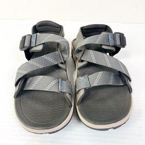 KURU Gray and Blue Men's Sandals